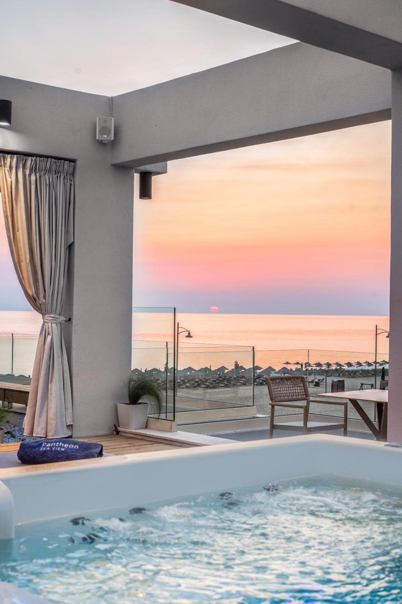 Апарт готель Pantheon Sea View Неї-Порі Екстер'єр фото