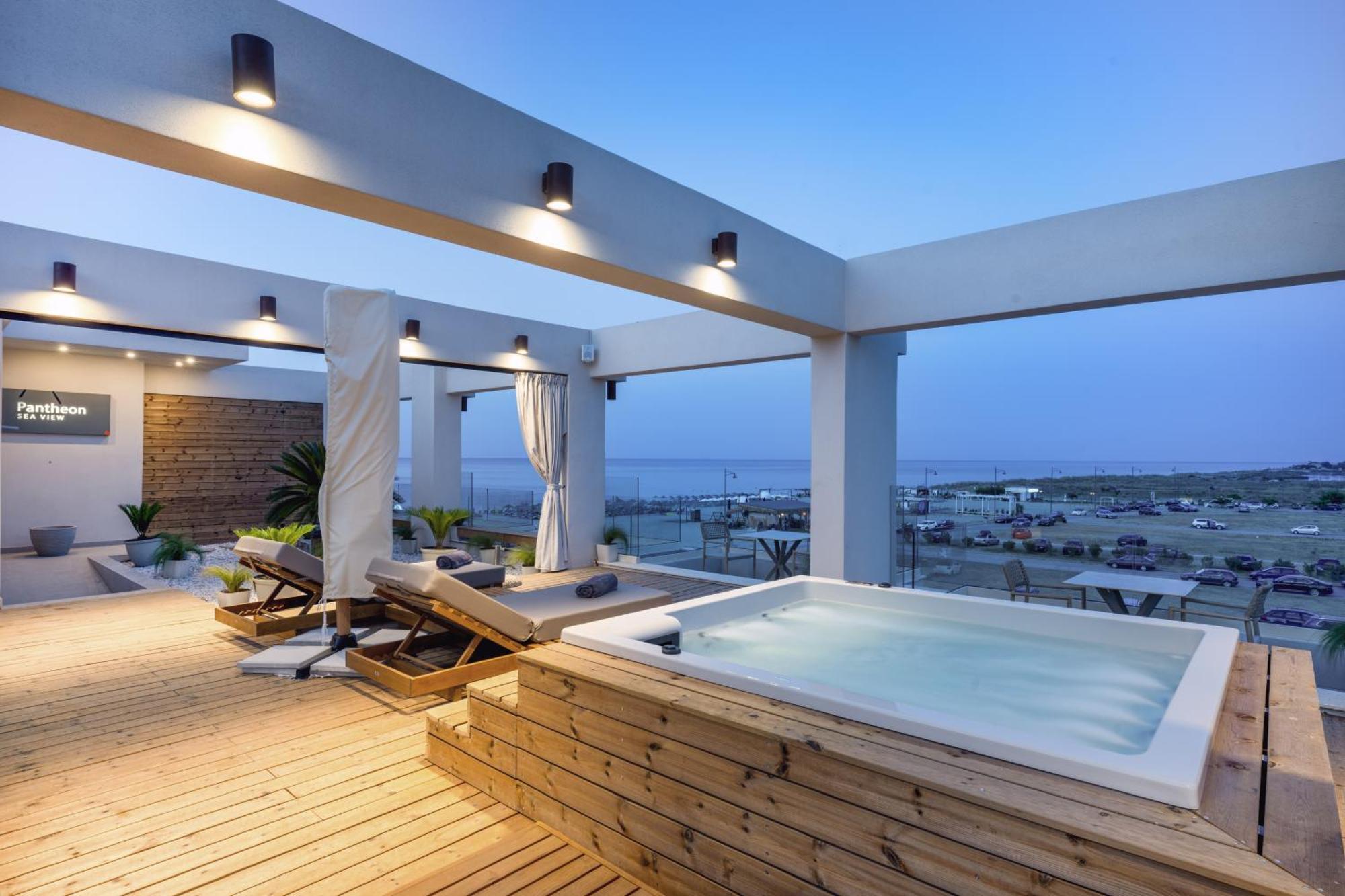 Апарт готель Pantheon Sea View Неї-Порі Екстер'єр фото